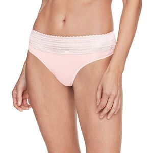 Warner's Women's No Pinching No Problems Waistband Lace Thong - 2XL